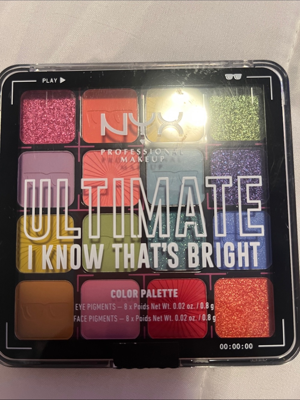 NYX Ultimate I Know That's Bright Color Palette - Bright Multi-Color